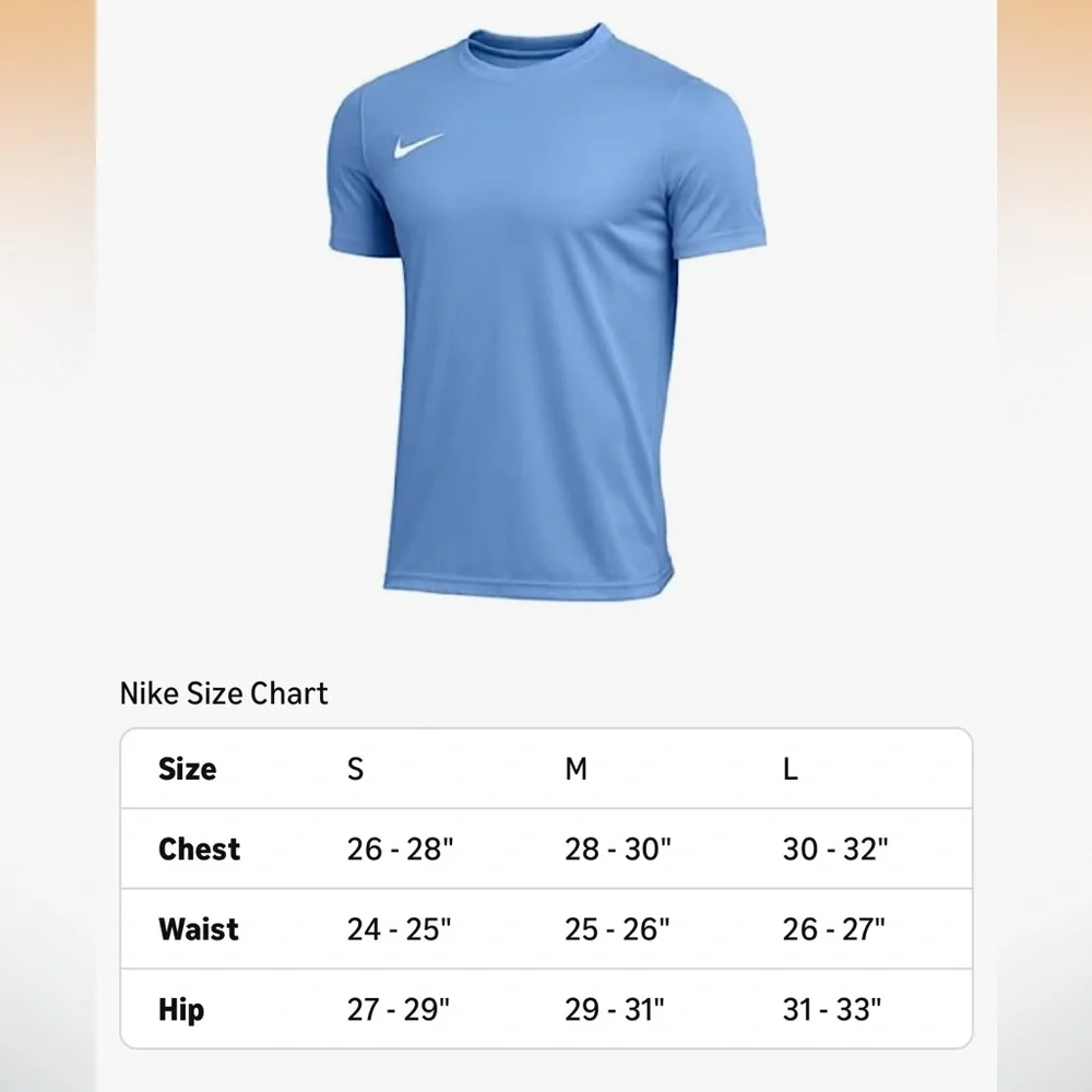 NIKE- Nike Youth Park VII Short Sleeve Jersey, size M